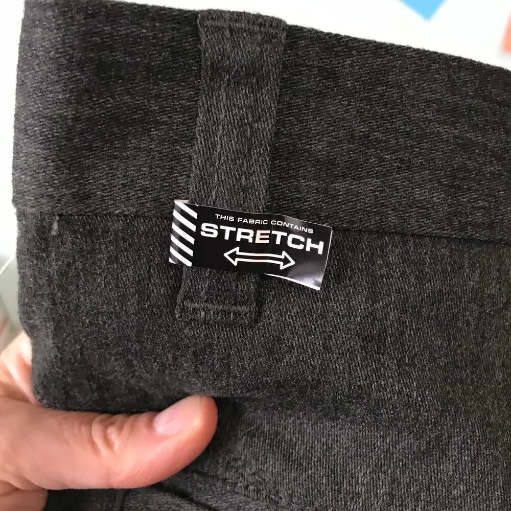 Volcom Shorts Mens Size‎ 31 Charcol Gray Heather Chino Vmonty Pockets Stretch